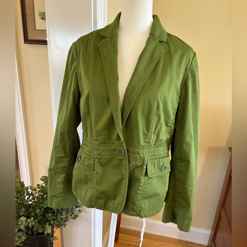 Talbots Women’s Olive Green Jacket Blazer